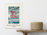 Cavallini 2026 WALL Calendar - Japanese Woodblocks