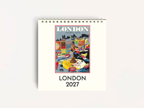 Cavallini 2027 DESK Calendar - London