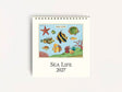 Cavallini 2027 DESK Calendar - Sea Life