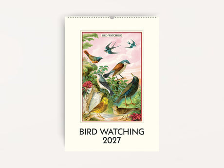 Cavallini 2027 WALL Calendar - Bird Watching