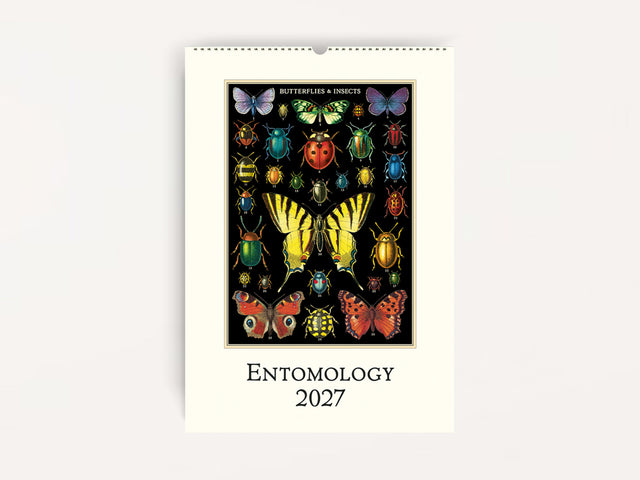 Cavallini 2027 WALL Calendar - Entomology