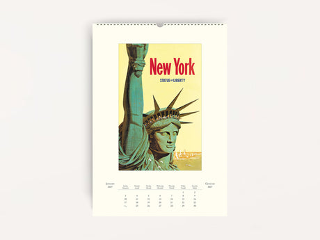 Cavallini 2027 WALL Calendar - New York