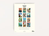 Cavallini 2027 WALL Calendar - Paris