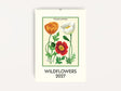 Cavallini 2027 WALL Calendar - Wildflowers