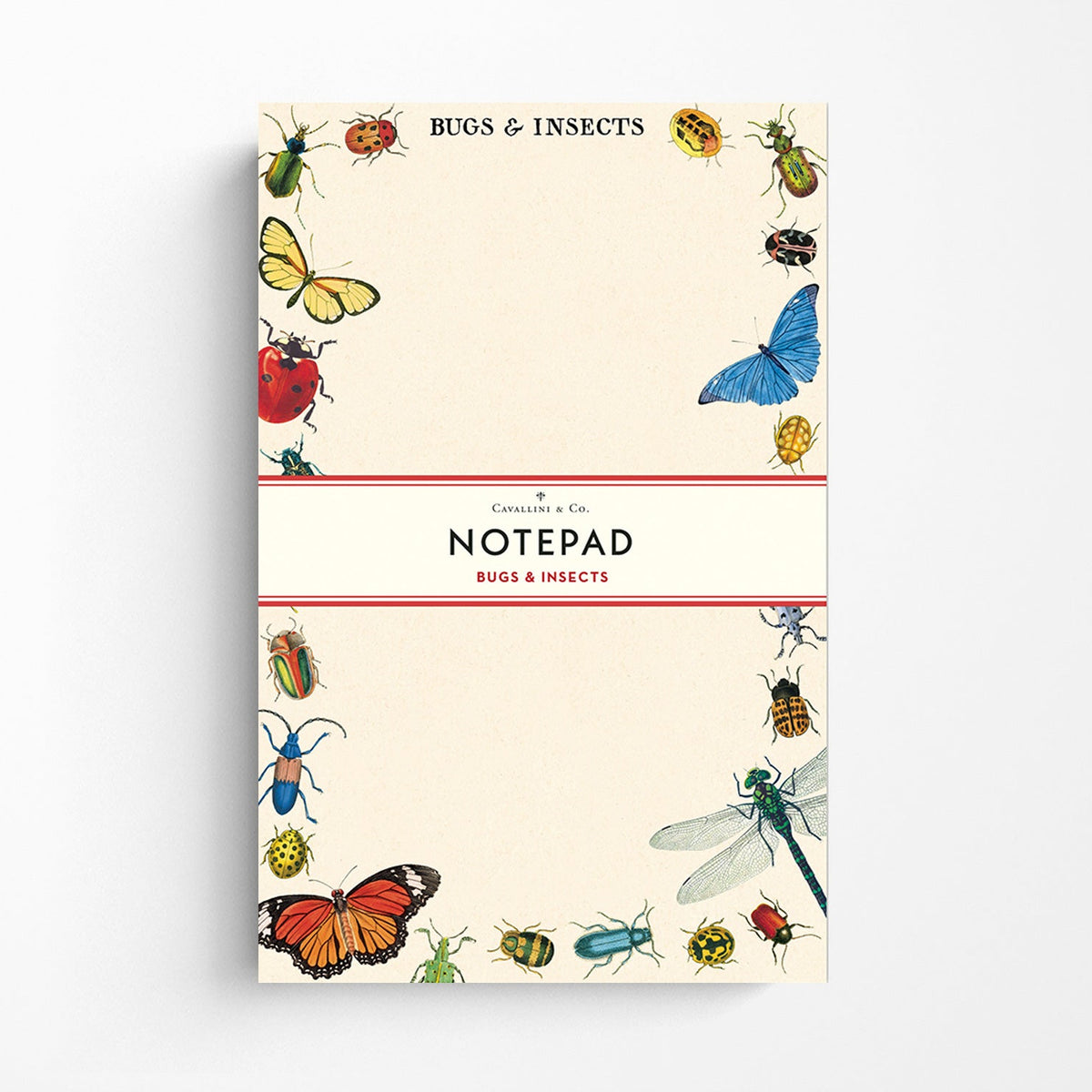 Cavallini Vintage Notepad - Bugs & Insects – Jenni Bick Custom Journals