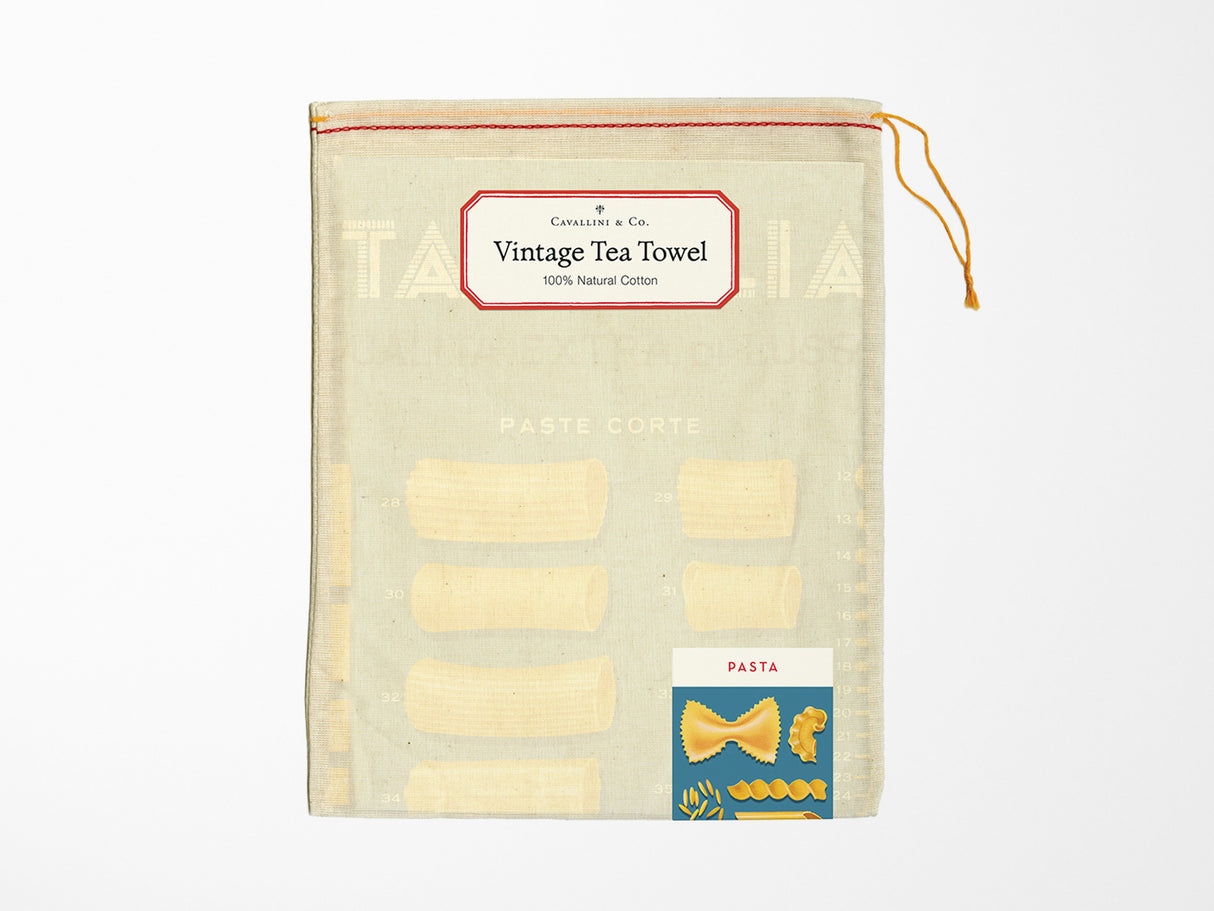 Cavallini Vintage Tea Towel - Pasta