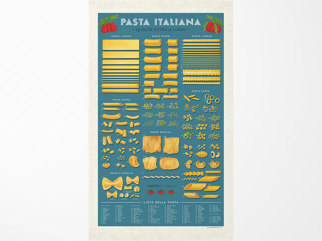 Cavallini Vintage Tea Towel - Pasta