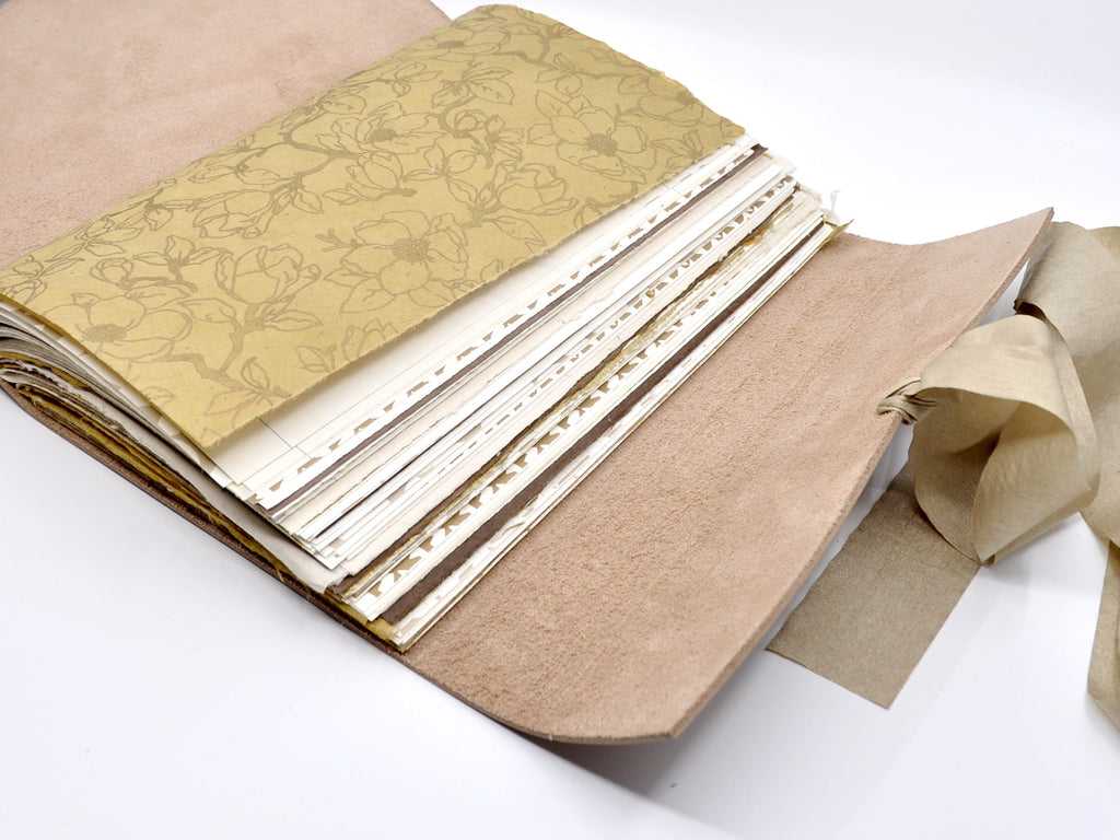 Chai Latte One of a Kind Leather Journal