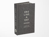 Charcoal Canvas One Line a Day A Five-Year Memory Book