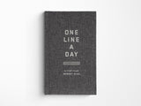 Charcoal Canvas One Line a Day A Five-Year Memory Book
