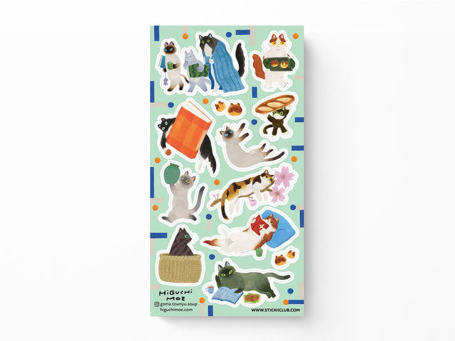 Charming Cats Sticker Sheet