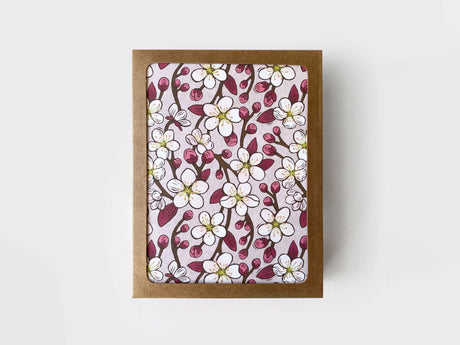 Cherry Blossom Boxed Card Set of 8