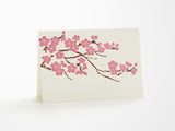 Cherry Blossom Small Greeting Card, Set of 6