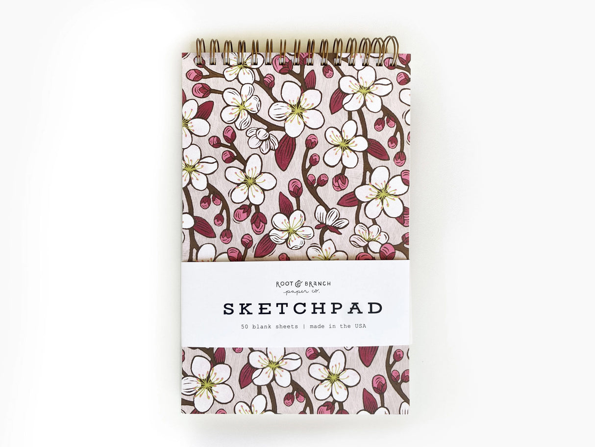 Cherry Blossom Spiral Bound Sketchpad