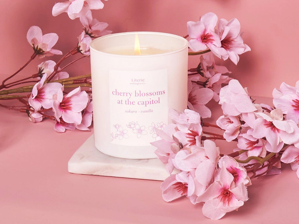 Cherry Blossoms at the Capital Scented Candle