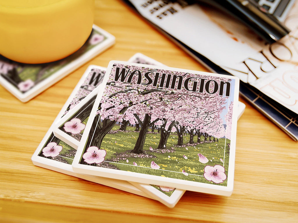 Coaster Washington Cherry Tree Blossoms