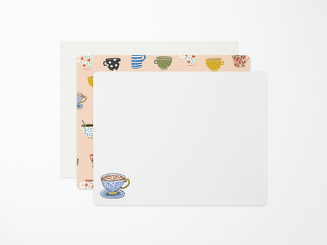 Coffee Mugs Flat Notes - Boxed Set of 6