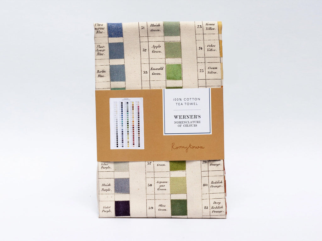 Cotton Tea Towel - Werner's Nomenclature of Colours