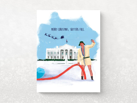 Cousin Eddie At the White House Holiday Greeting Cards - Set of 6