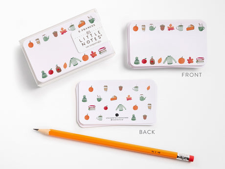Crisp and Cozy Little Notes