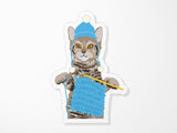 Crochet Cat Vinyl Sticker