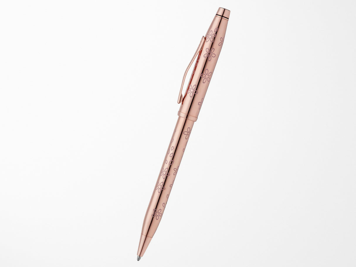 Cross Century Ballpoint Pen - Cherry Blossom Rose Gold Plated