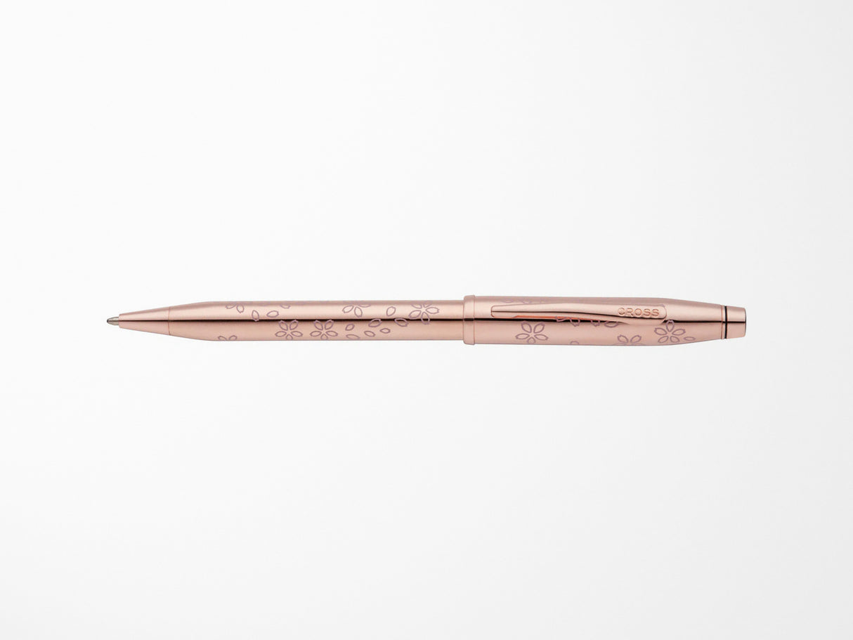 Cross Century Ballpoint Pen - Cherry Blossom Rose Gold Plated