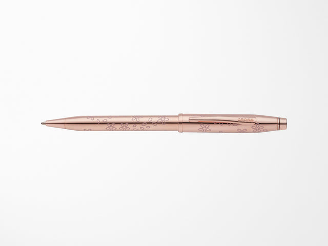 Cross Century Ballpoint Pen - Cherry Blossom Rose Gold Plated