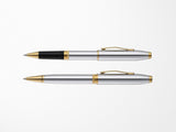 Cross Foundry Pen - Polished Chrome with Gold