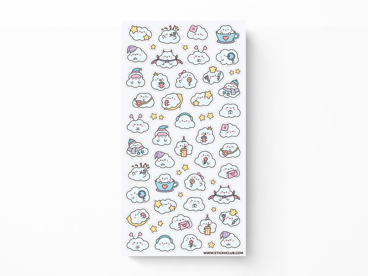 Cuddly Clouds Sticker Sheet