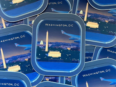 DC At Night Vinyl Sticker