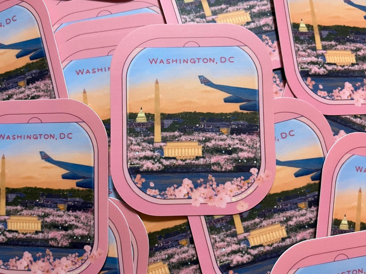 DC in Bloom Vinyl Sticker