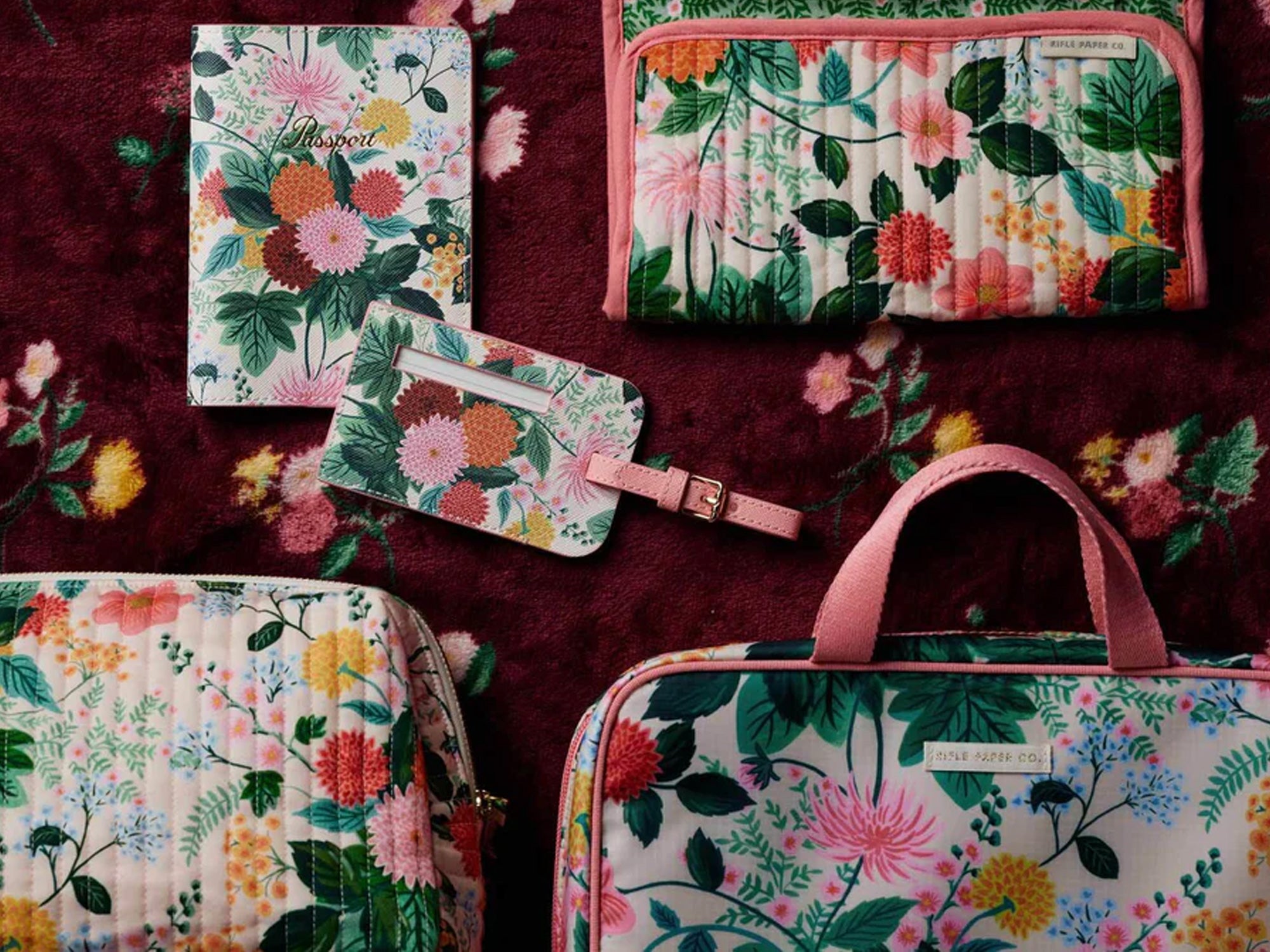 Rifle Paper Co. Dahlia Cosmetic Pouch - Thumbnail 4