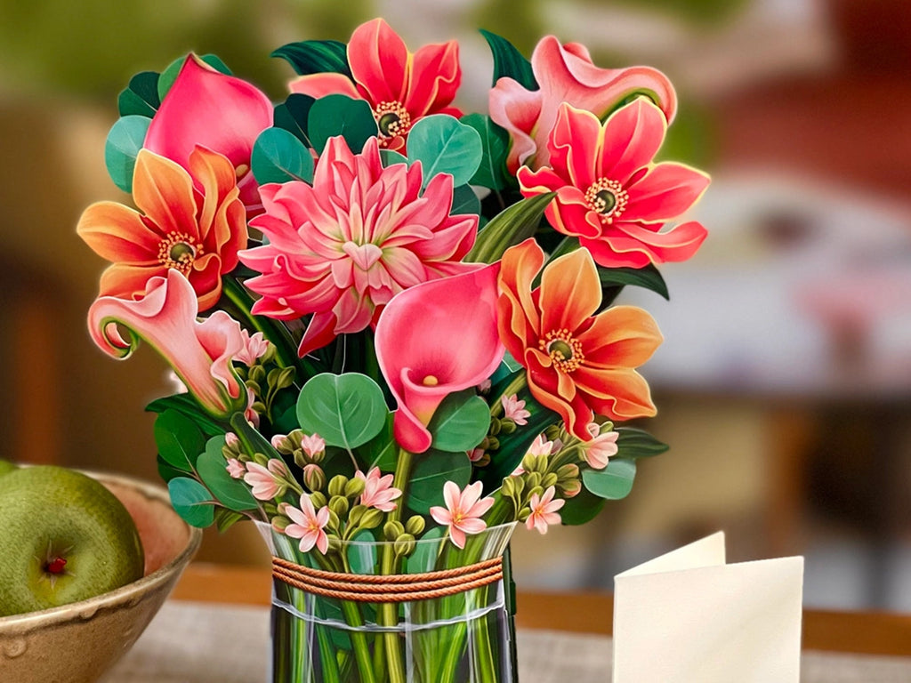 Dear Dahlia Pop Up Greeting Bouquet