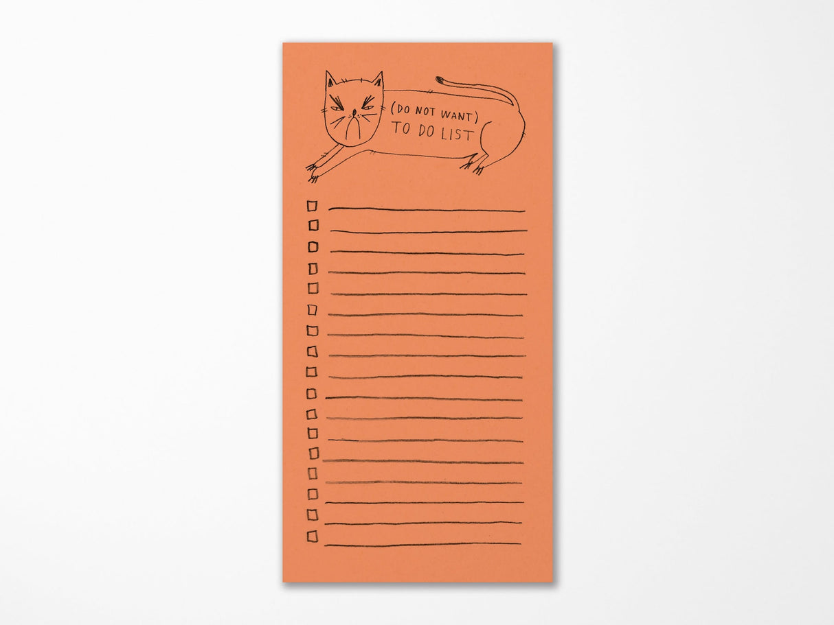 (Do Not Want) To Do List