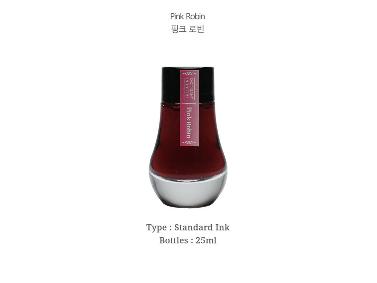 Han Ink Robin Dominant Industry Bottled Ink - Alchemist Pink Robin – Jenni Bick ...