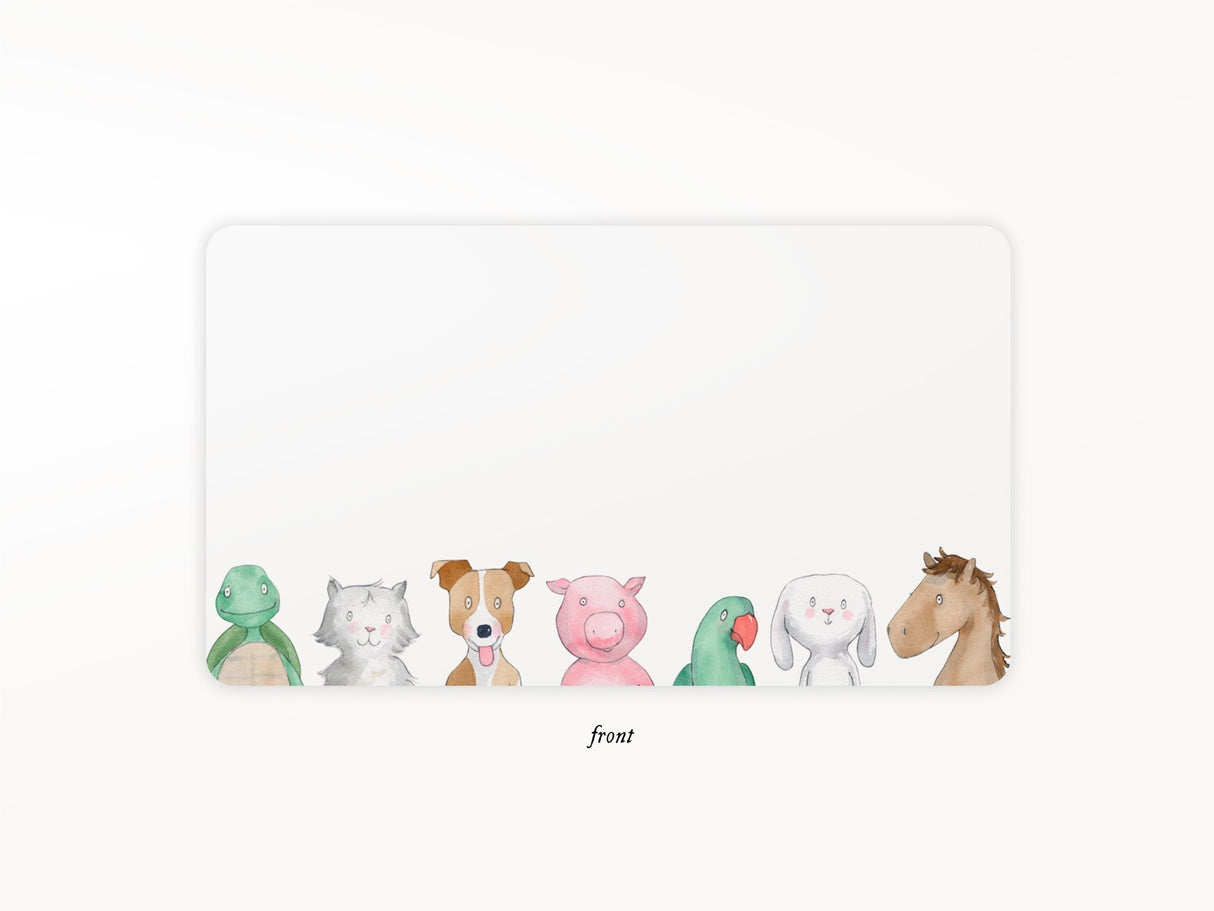 E. Frances Little Notes® - Animal Friends