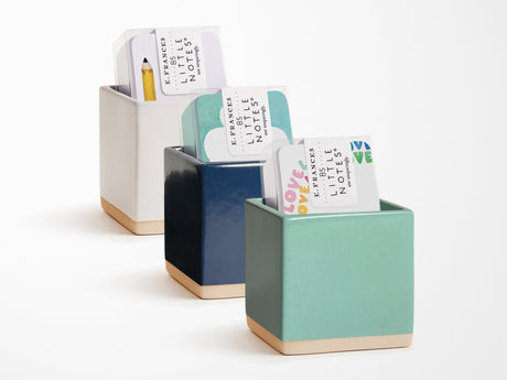 E. Frances Little Notes® - Ceramic Holder - Minty