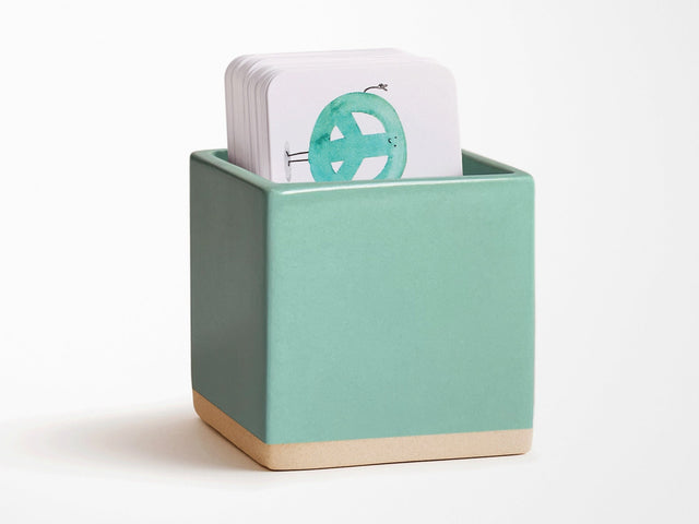 E. Frances Little Notes® - Ceramic Holder - Minty