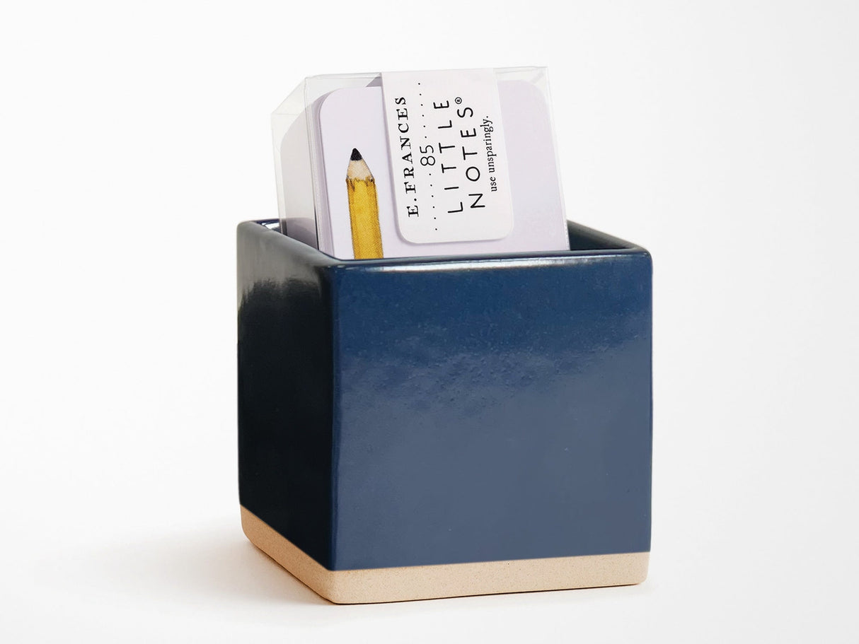 E. Frances Little Notes® - Ceramic Holder - Navy