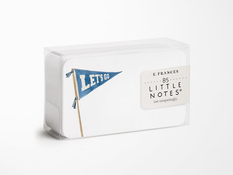 E. Frances Little Notes® - Let's Go Pennant