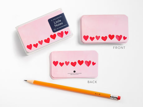 E. Frances Little Notes® - Mini Hearts Blush