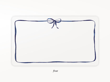 E. Frances Little Notes® - Navy Bow