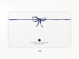E. Frances Little Notes® - Navy Bow