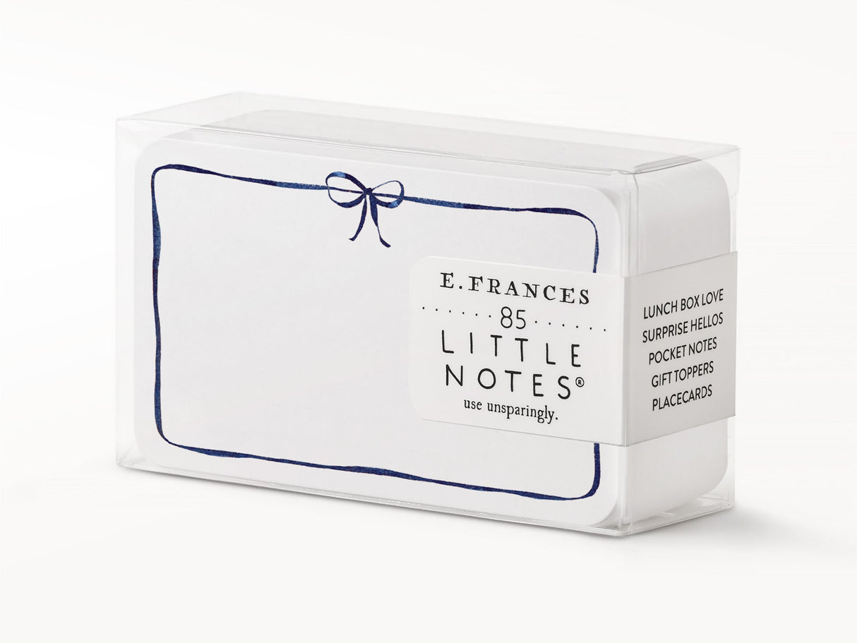 E. Frances Little Notes® - Navy Bow