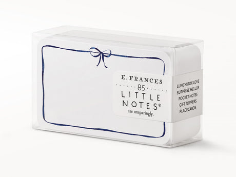 E. Frances Little Notes® - Navy Bow