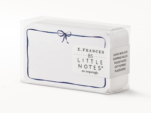 E. Frances Little Notes® - Navy Bow