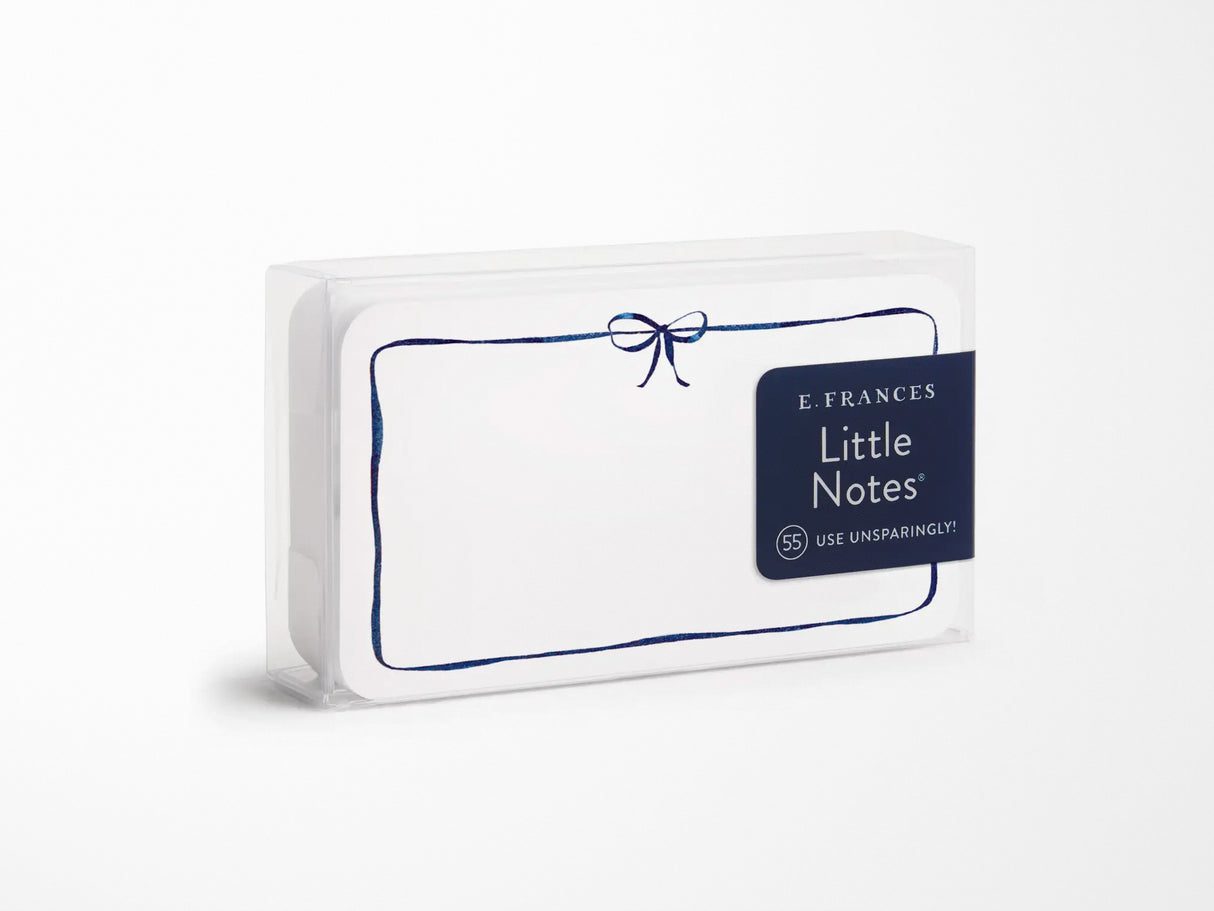 E. Frances Little Notes® - Navy Bow