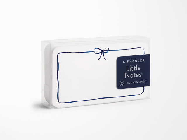 E. Frances Little Notes® - Navy Bow