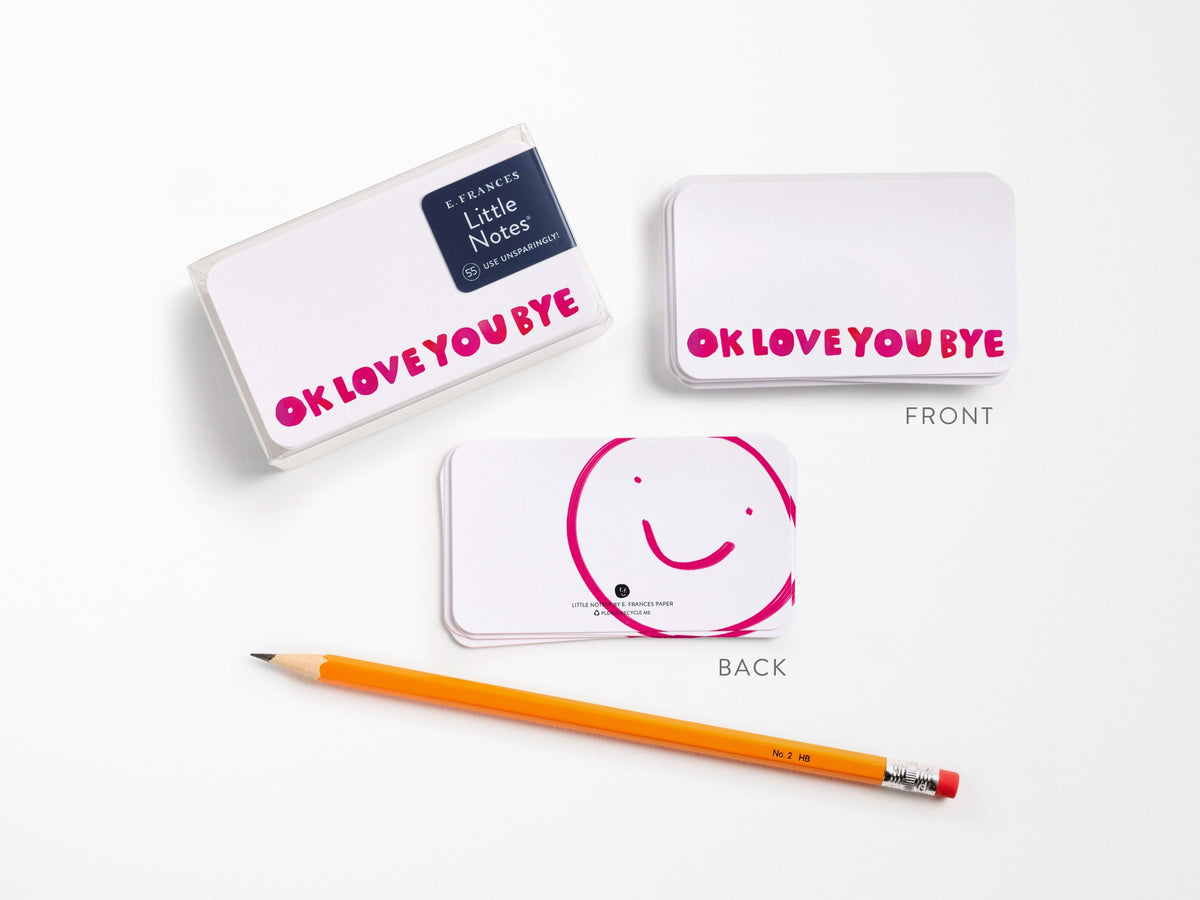 E. Frances Little Notes® - Okloveyoubye